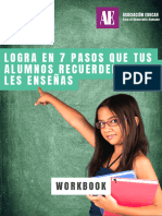 Workbook 7 Pasos para Que Tus Alumnos Recuerden Lo Que Les Ensenas