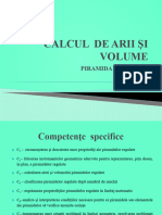 Calcule de Arii Si Volume Piramida Reg