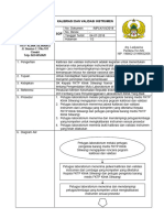 SOP Kalibrasi Dan Validasi Instrumen