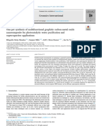 One-Pot Synthesis of Multifunctional Graphitic Carbon-Metal Oxide