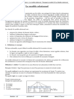 Chapitre 3 - Modèle Relationnel - Part 1 - Passage Du Modèle EntitéAssociation Au Modèle Relationel