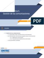 Tema 5. Gestión de Las Comunicaciones