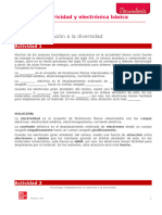 Actividades Atención A La Diversidad: Unidad 6. Electricidad y Electrónica Básica