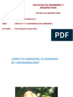 Clase 2 - Impacto y Contaminacion Ambiental