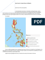 Geological Hazards Geological Maps and