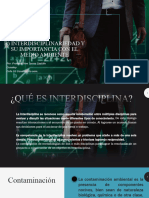 1.2 B Interdisciplinariedad y Su Importancia Con El Medio Ambiente