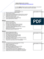 Multiple Intelligences Inventory Word