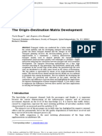 The Origin-Destination Matrix Development