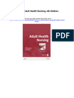 Test Bank For Adult Health Nursing 6th Edition Christensen