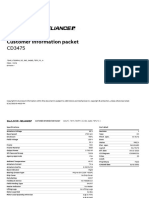 CD3475 Customer Information Packet