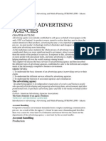 Types of Advertising Agencies: Chapter Outline