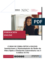 Curso Instalaciones Mantenimiento Redes Fibra Optica Online