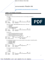 Principles of Macroeconomics Mankiw 6th Edition Test Bank