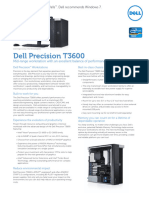 Dell Precision T3600 Spec Sheet