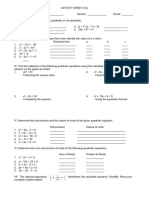 Activity Sheet Quarter 1