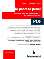 El Debido Proceso Penal. Tomo 5. Angela Ledesma