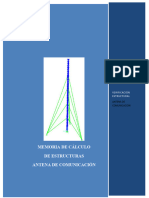 Memoria de Calculo Antena