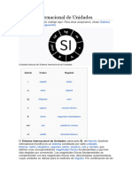 Sistema Internacional de Unidades