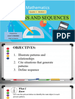 1 Patterns and Sequences