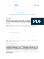 Orientaciones para La Elaboracion Del Informe Institucional Integrado