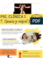 Resumen PSICOLOGIA CLINICA Y TALLER CLINICO DE LA SALUD I