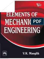 Elements of Mechanical Engineering by V. K. Manglik