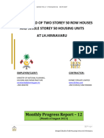 Monthly Progress Report - 12 (100 Housing Units)