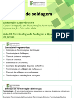 Aula 03 - Terminologia de Soldagem e Tipos de Juntas