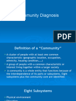 Community Diagnosis