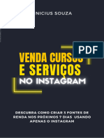 Venda Cursos e Serviços No Instagram