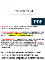 Intro To Crim