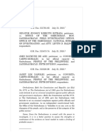 Estrada v. Office of The Ombudsman, G.R. Nos. 212761-62, July 31, 2018