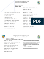 11-Taller 1. Reacciones Químicas y Balanceo Por Tanteo