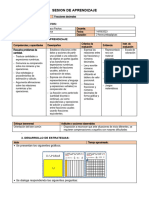 SESION DE APRENDIZAJE de Fracciones Decimales