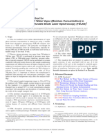 Determination of Water Vapor (Moisture Concentration) in Natural Gas by Tunable Diode Laser Spectroscopy (TDLAS)