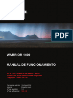 Warrior 1400 Operations Manual Rev 10 Es