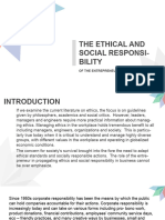 Ethics and CSR Thursday