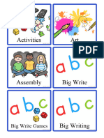 T S 003 SEN Visual Timetable For School Individual