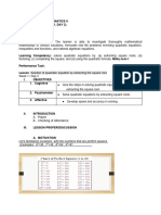 Quadratic Equationn LP