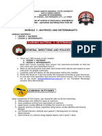 Learning Material 2 - Determinants