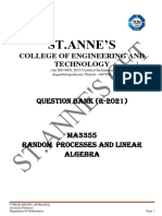 Ma3355-Random Processes and Linear Algebra-739353433-Ece-ma3355 (Rpla) Question Bank