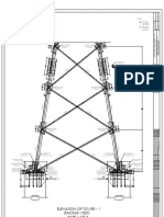 Elevation of Tower - 1 (Facing West) Part 1 of 3: Section A-A
