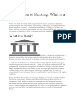 Introduction To Banking