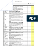 Check List de Alojamento de Obras em PDF