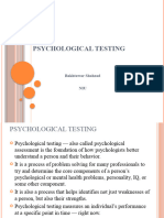 Psychological Testing