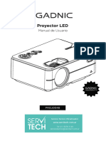 Proyector Gadnic-Manual