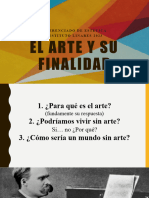 El Arte y Su Finalidad