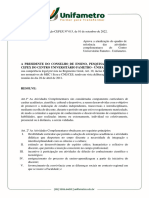 Res 015 2022 Cepex Aprova Atualizacao Do Quadro de Referencia Das Atividades Complementares