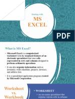 Ms Excel PPT For Sept 18 2023