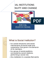 Ch-3 Social Institutions Continuity and Change Notes